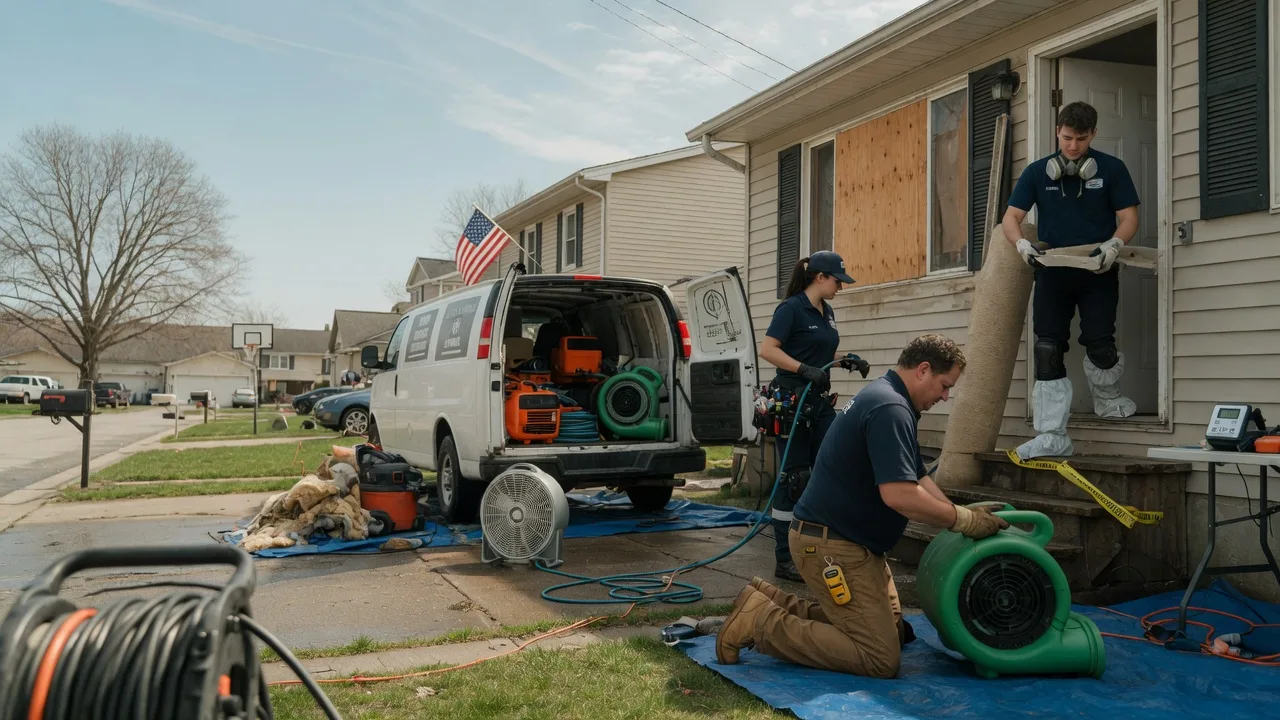 Water Damage Restoration in Buffalo, IL near me